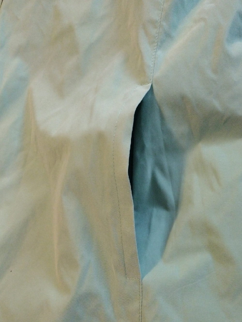 Talbots Mint Green Single-Button Trench Coat - Picture 10 of 16